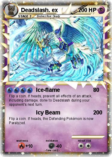 Pokemon Deadslash. ex