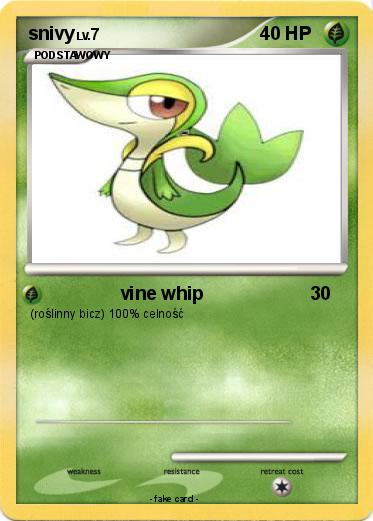 Pokemon snivy
