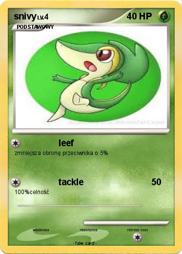 Pokemon snivy