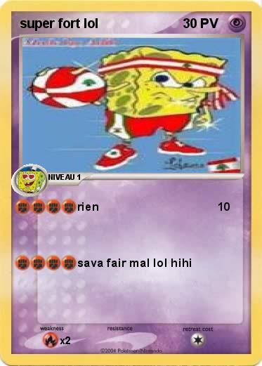 Pokemon super fort lol