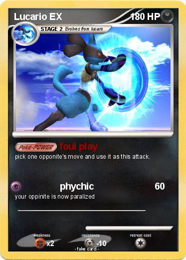Pokemon Lucario EX