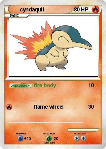 Pokemon cyndaquil