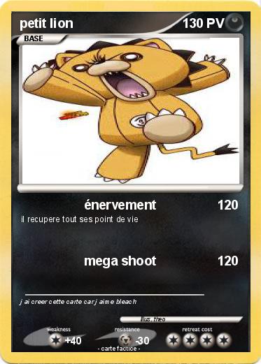 Pokemon petit lion