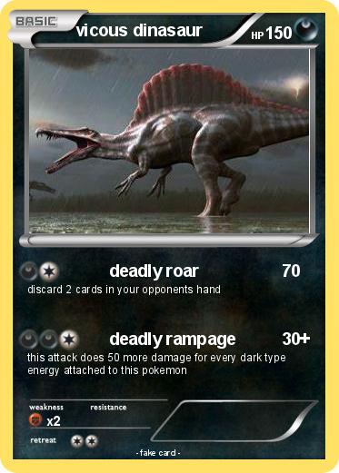 Pokemon vicous dinasaur