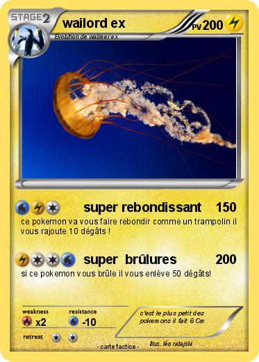 Pokemon wailord ex