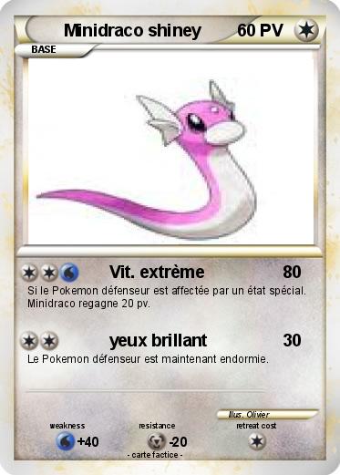 Pokemon Minidraco shiney