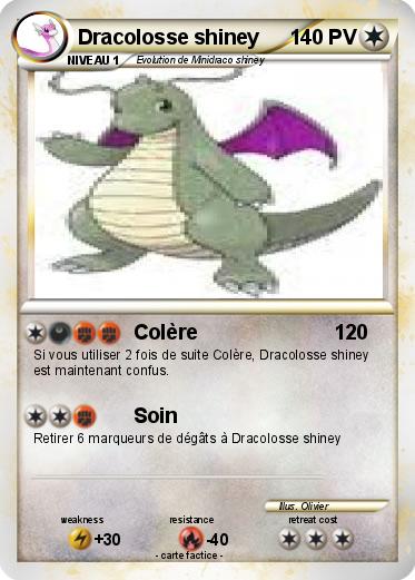 Pokemon Dracolosse shiney