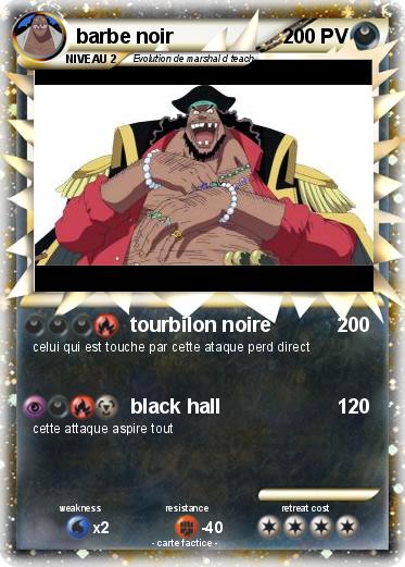 Pokemon barbe noir