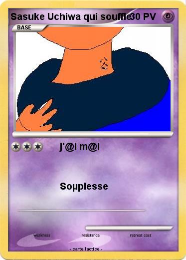 Pokemon Sasuke Uchiwa qui souffle