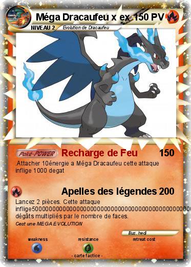 Pokemon Méga Dracaufeu x ex