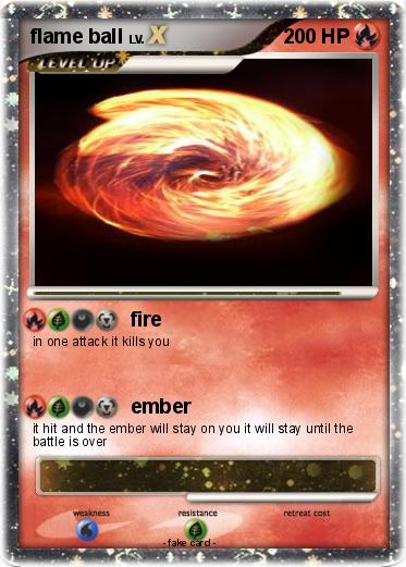 Pokemon flame ball