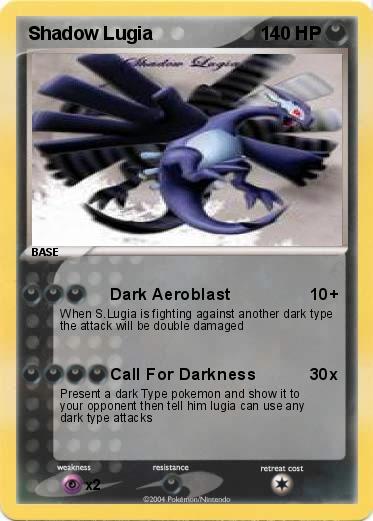 Pokemon Shadow Lugia