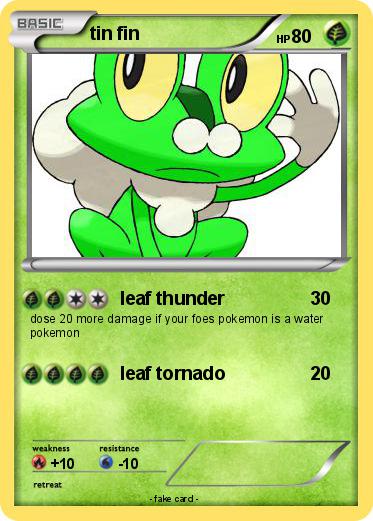 Pokemon tin fin