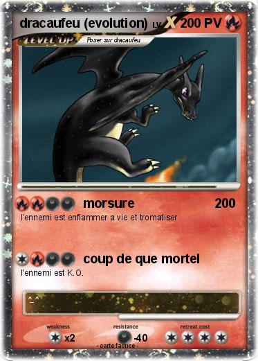 Pokemon dracaufeu (evolution)