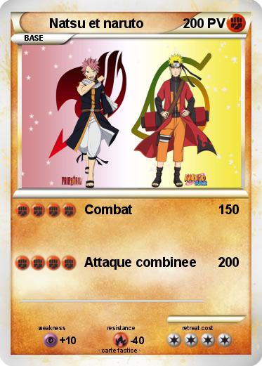 Pokemon Natsu et naruto