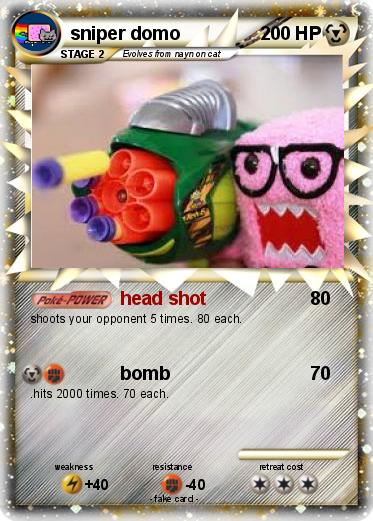 Pokemon sniper domo