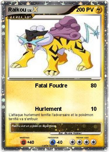 Pokemon Raikou