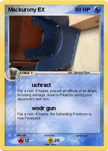 Pokemon Mackurony EX