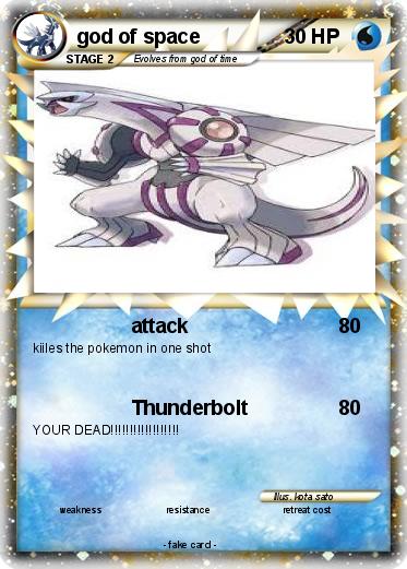Pokemon god of space
