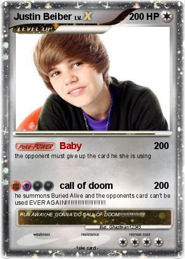 Pokemon Justin Beiber