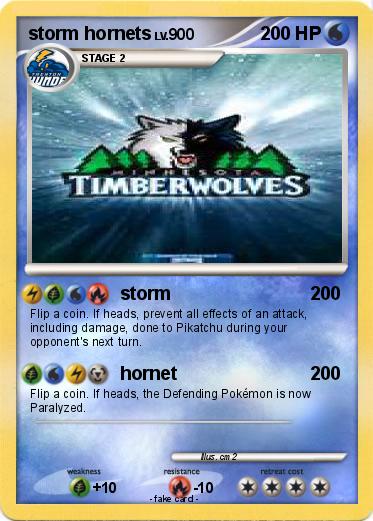 Pokemon storm hornets