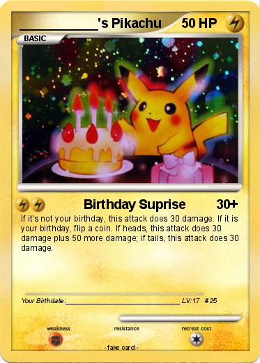 Pokemon ___________'s Pikachu