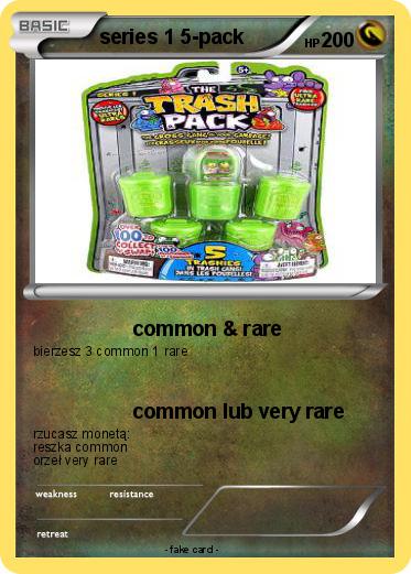 Pokemon series 1 5-pack