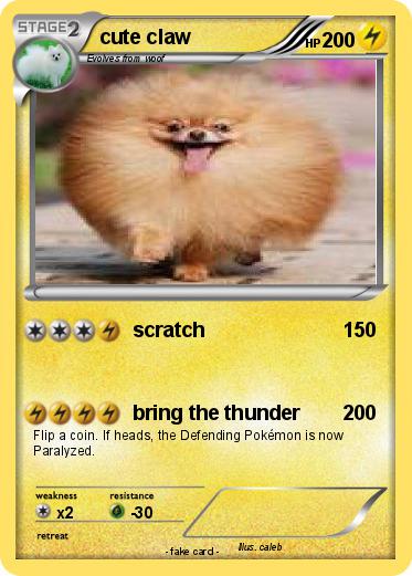 Pokemon cute claw