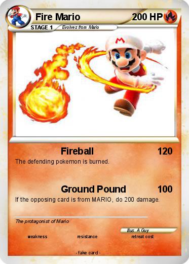 Pokemon Fire Mario