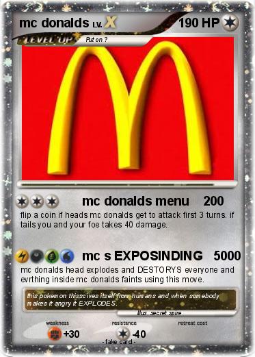 Pokemon mc donalds