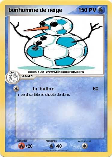 Pokemon bonhomme de neige