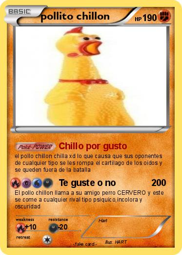 Pokemon pollito chillon