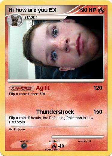 Pokemon Hi how are you EX