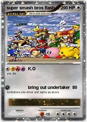 Pokemon super smash bros flash