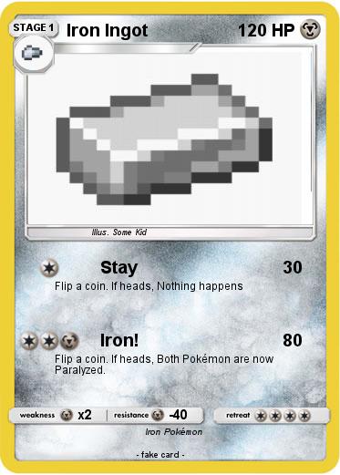 Pokemon Iron Ingot