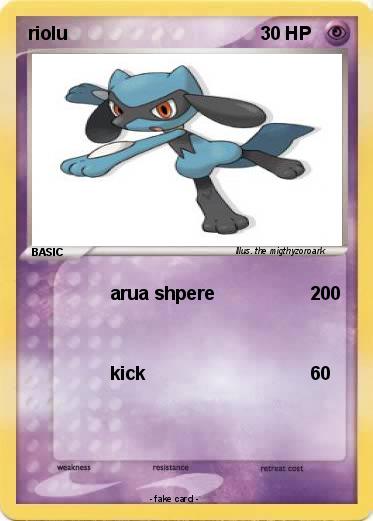 Pokemon riolu