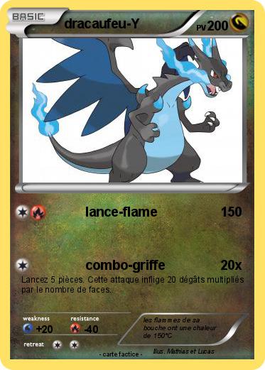 Pokemon dracaufeu-Y