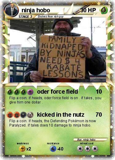 Pokemon ninja hobo