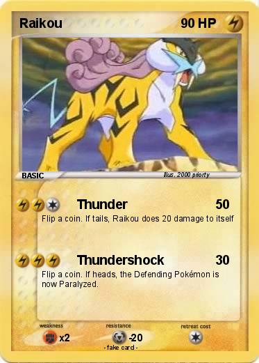 Pokemon Raikou
