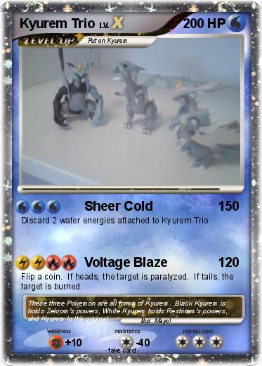 Pokemon Kyurem Trio