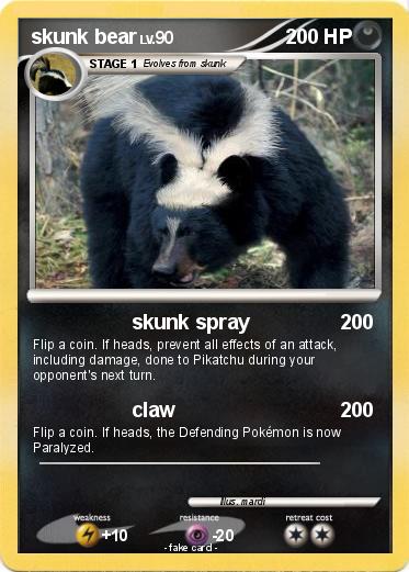 Pokemon skunk bear
