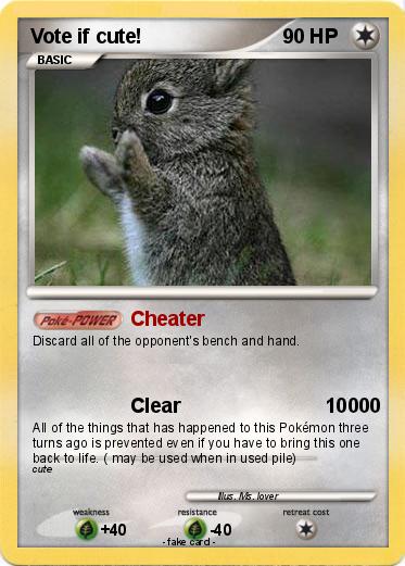 Pokemon Vote if cute!