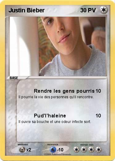 Pokemon Justin Bieber