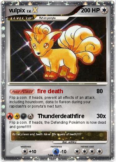 Pokemon vulpix