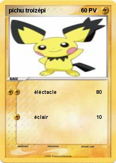 Pokemon pichu troizépi
