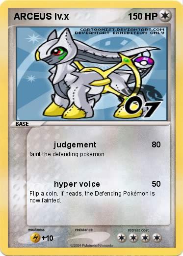 Pokemon ARCEUS lv.x