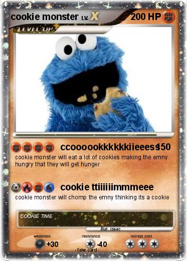 Pokemon cookie monster