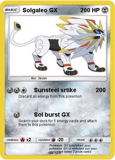 Pokemon Solgaleo GX