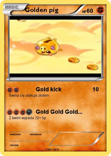 Pokemon Golden pig