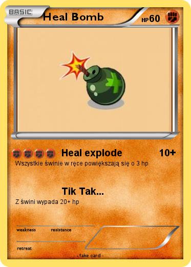 Pokemon Heal Bomb